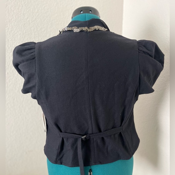 NWT Free People Washed Black Vest size XS - Picture 4 of 5